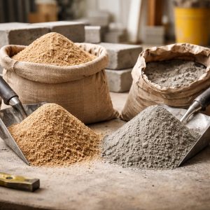 что тяжелее песок или цемент