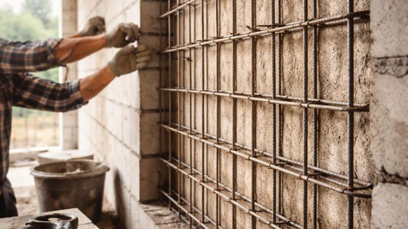 Для чего армировать стены: преимущества и ключевые моменты