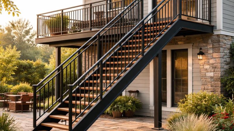 Дом с лестницей снаружи на второй этаж: особенности и практические аспекты