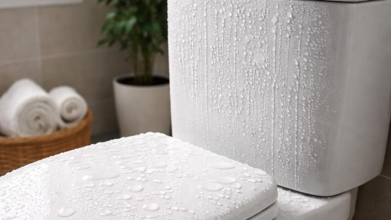 Как убрать конденсат с унитаза: что нужно знать