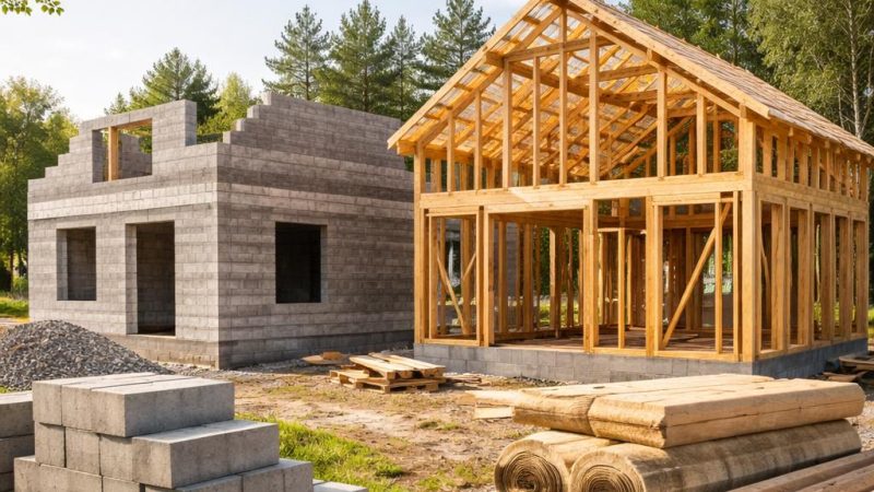 Керамзитобетонные блоки или каркасник: что выбрать для строительства дома?