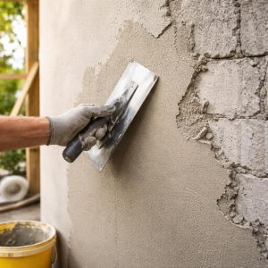 можно ли штукатурить фасад без сетки