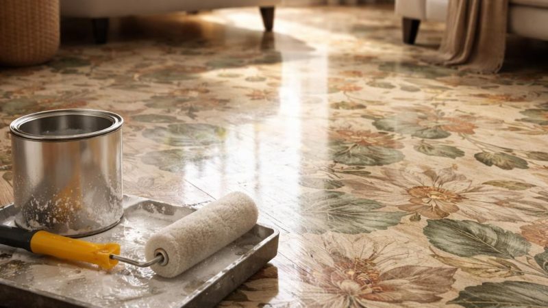 Обои на пол под лак: как выбрать и использовать для оформления интерьера