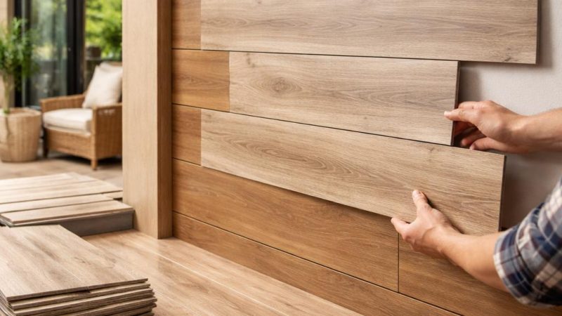 Отделка дома панелями под дерево: практичные решения для интерьера и экстерьера