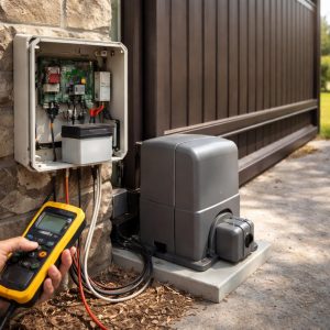 питание привода ворот