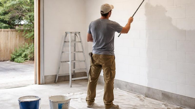 Как покрасить гараж изнутри: полезные советы и рекомендации