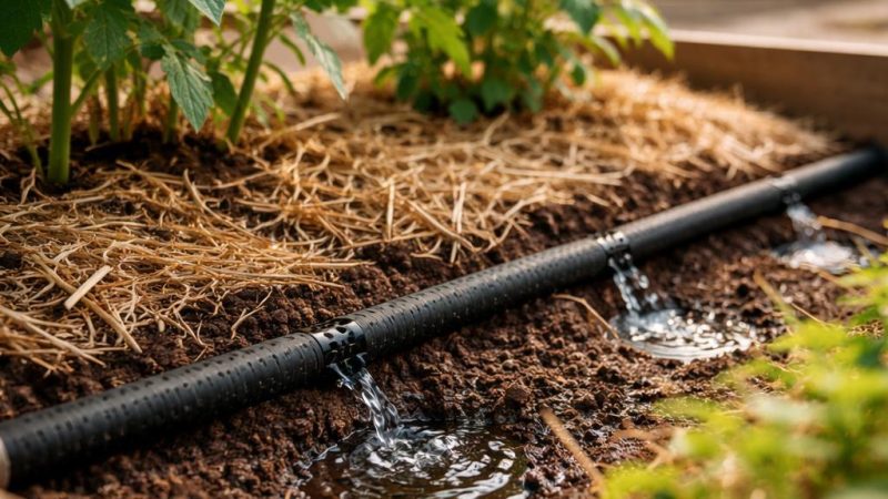 Полив внутри грядки: принципы, методы и нюансы