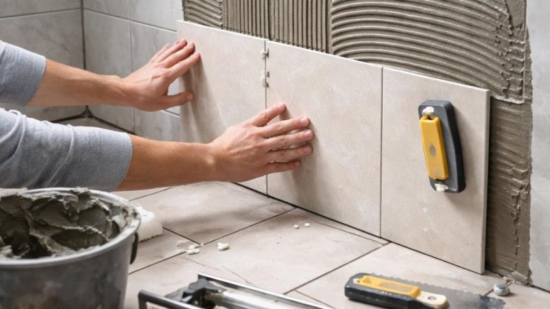 Как укладывать плитку в ванной комнате: принципы и практические советы