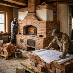 вес русской печи