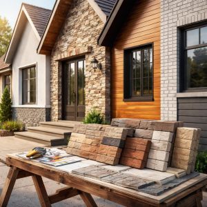 виды отделки фасада дома