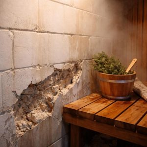 баня из гипсоблока