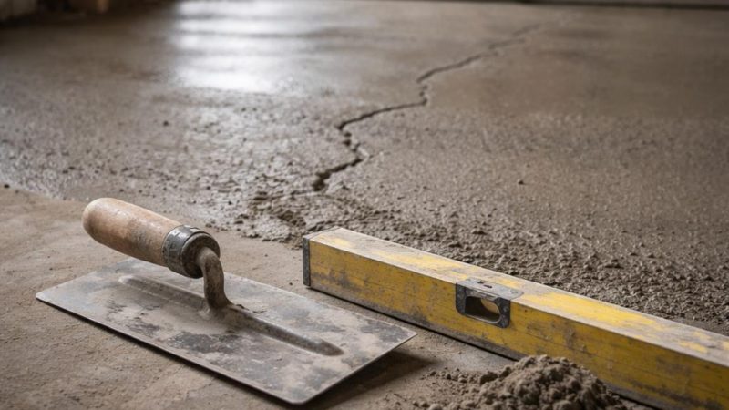 Бетонная стяжка пола: как устроен процесс и что определяет результат