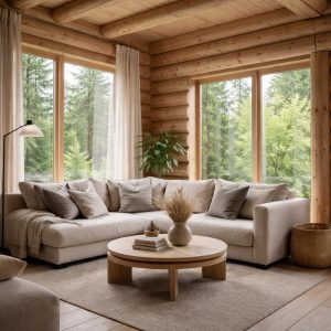 дизайн в деревянном доме