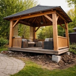 фундамент под беседку