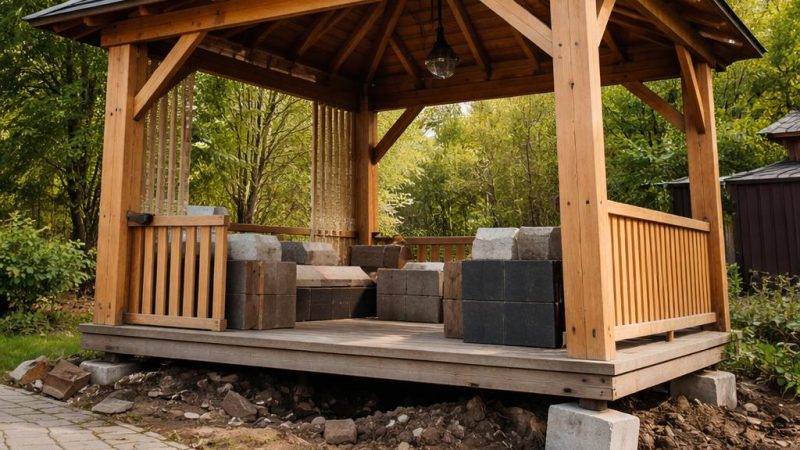 Фундамент под беседку: как понять, нужна ли капитальная основа или достаточно опор