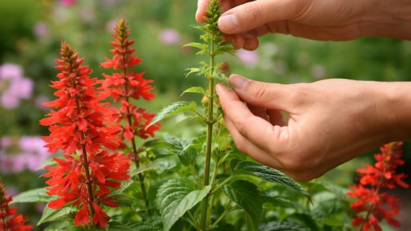 Прищипка сальвии: когда она действительно нужна для компактного куста и цветения