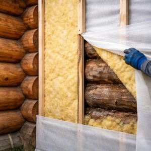 как утеплить сруб