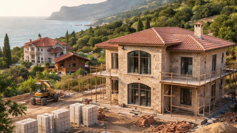 Какие дома строят в Крыму: особенности строительства и выбора материалов