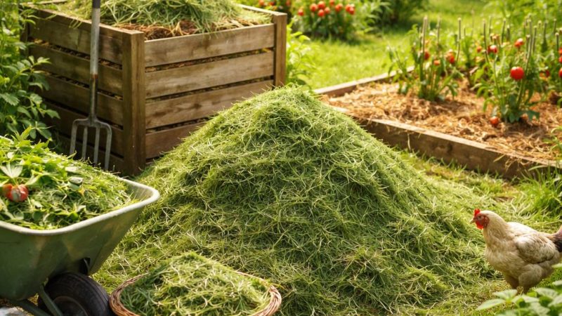 Куда девать скошенную траву на даче: экологичные способы утилизации и применения