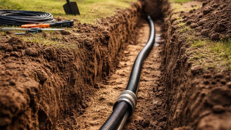 Можно ли прокладывать кабель под землёй и в каких случаях это становится проблемой