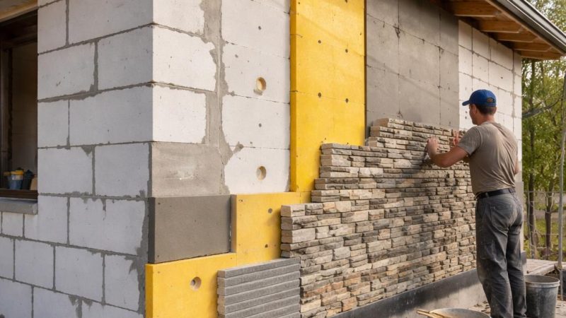 Наружная отделка газобетона: принципы, подходы и важные нюансы