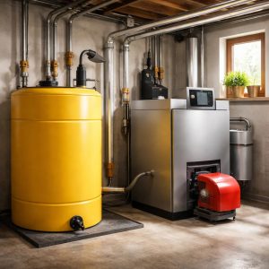 отопление дома соляркой