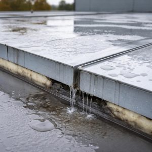 плоская кровля из сэндвич панелей