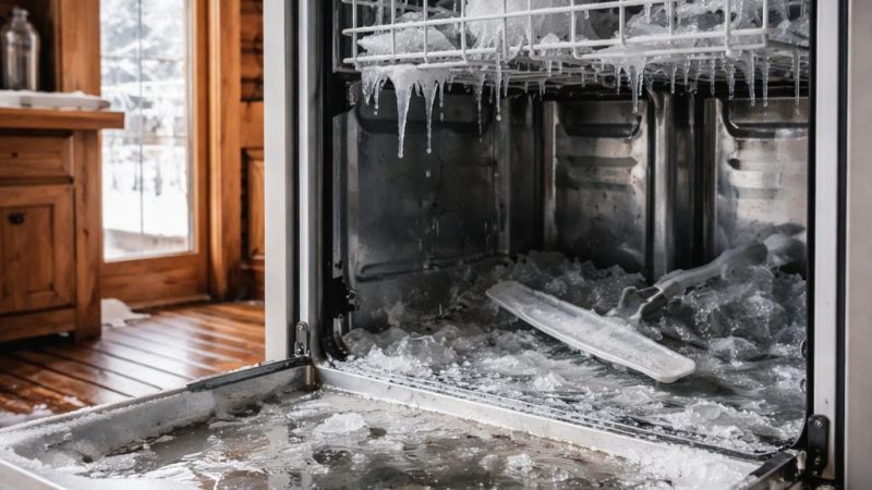 Подготовка посудомоечной машины к зиме на даче при отключённой воде и отоплении