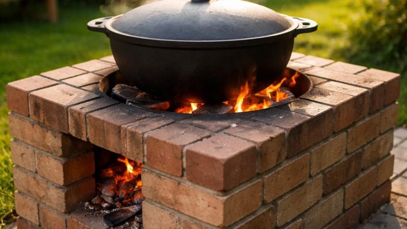 Подставка для казана из кирпича: назначение, принципы и практические нюансы
