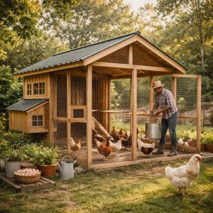 проекты птичников для частного дома