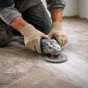 шлифовка бетона вручную