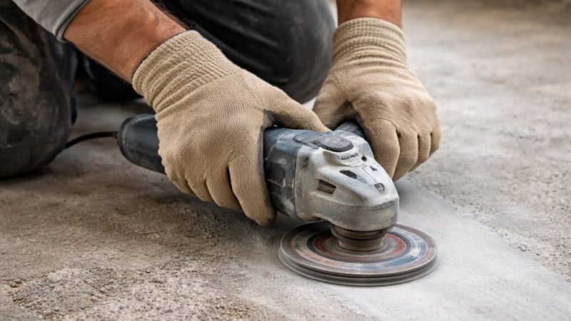 Шлифовка бетона вручную: где она оправдана и с какими ограничениями придётся смириться