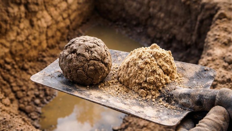 Как отличить суглинок от супеси при подготовке участка под фундамент и дренаж