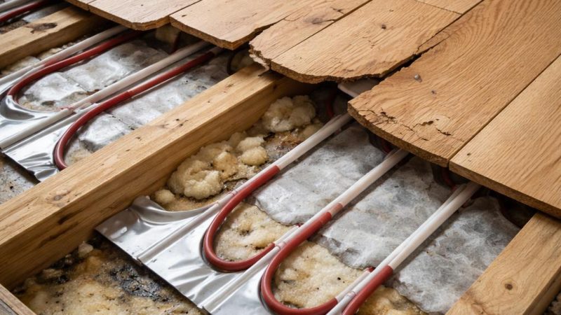Тёплый пол по деревянному перекрытию: в каких условиях он действительно работает, а где создаёт проблемы
