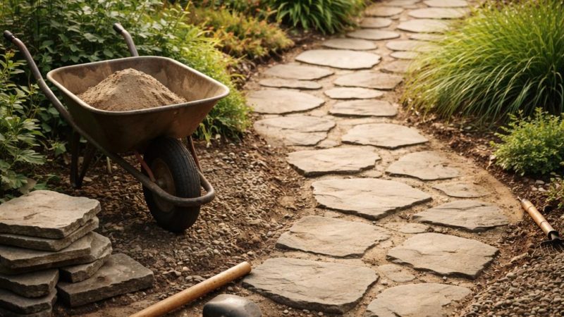 Тропинки в саду: принципы устройства и практические нюансы