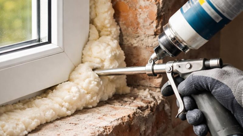Как выбрать и использовать усадочную монтажную пену для строительства и ремонта