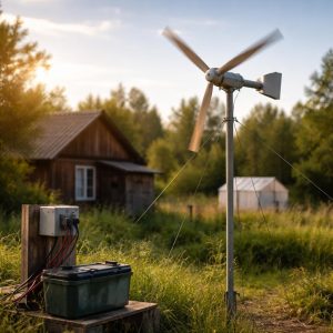 ветряная мельница для электричества своими руками