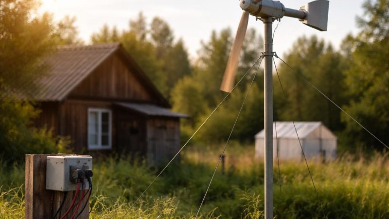 Самодельная ветряная установка для дома: в каких условиях она действительно имеет смысл