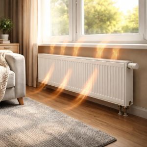 высота установки радиатора от пола