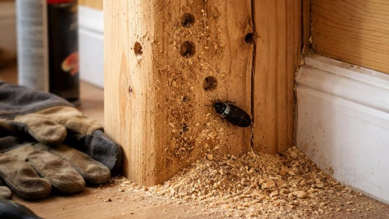 Жук-короед в доме: какие меры действительно работают и где проходят их пределы