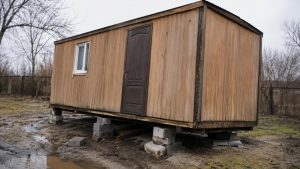 Почему проседают опоры под бытовкой причины признаки и риски для конструкции