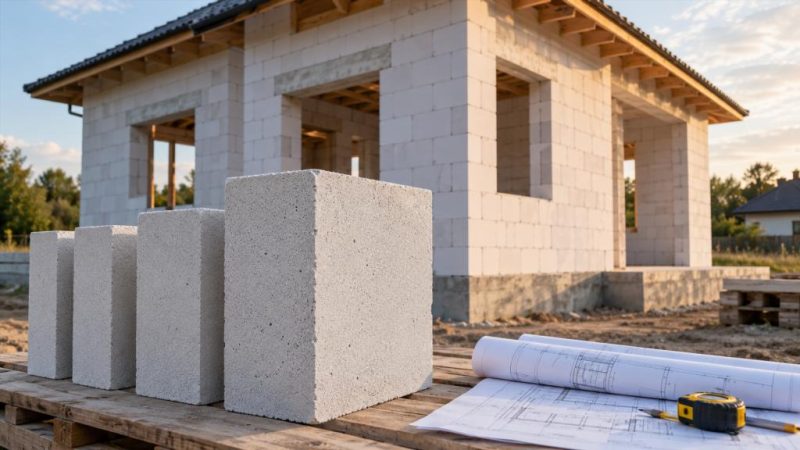 Какая толщина стен из газобетона подходит для частного дома и от чего она зависит